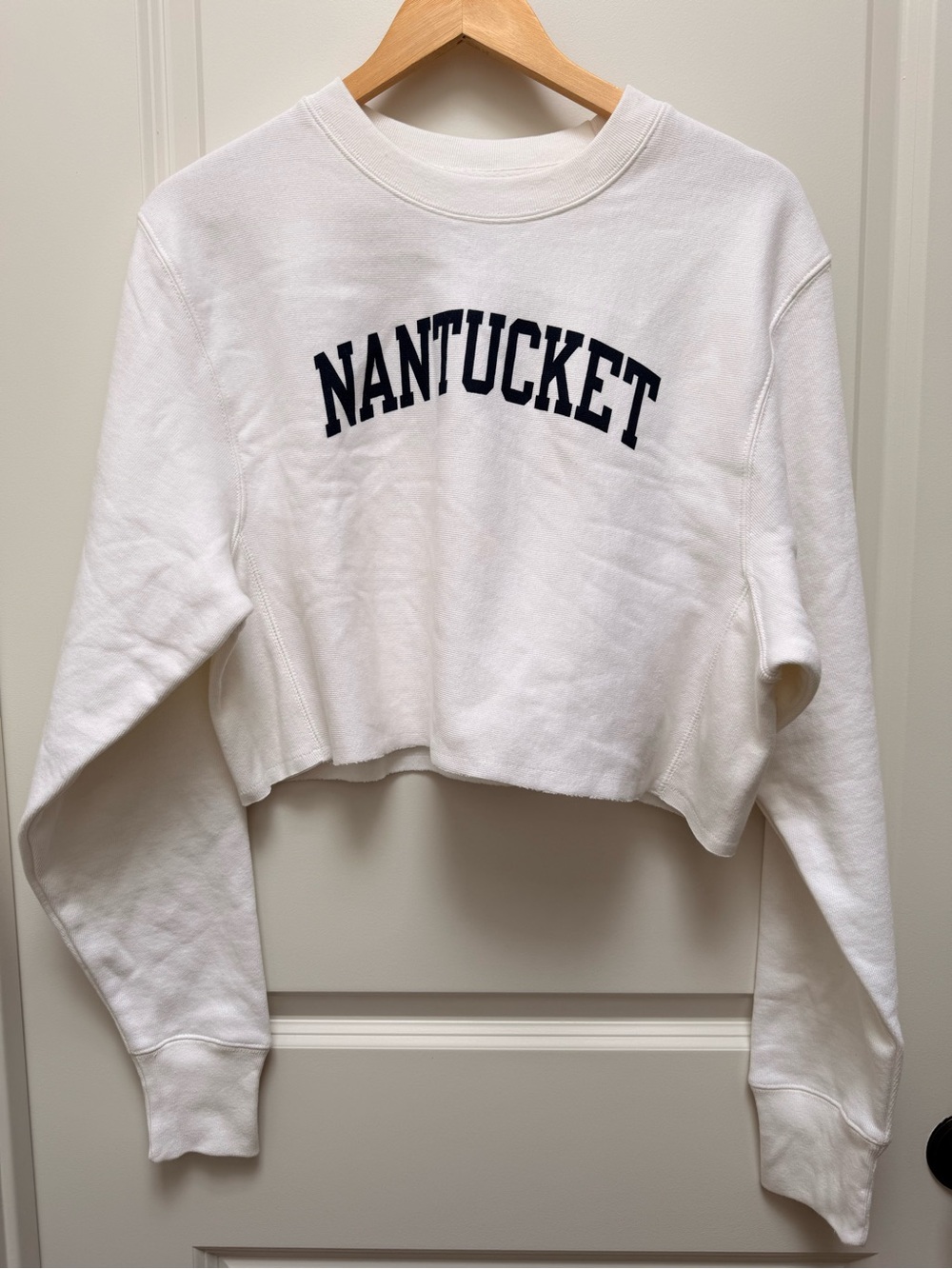 Champion Reverse Weave Nantucket Cropped Sweatshirt NWT Size S